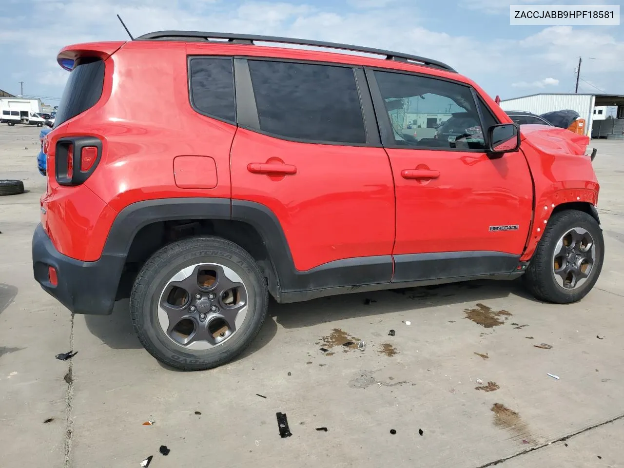 2017 Jeep Renegade Latitude VIN: ZACCJABB9HPF18581 Lot: 70440834