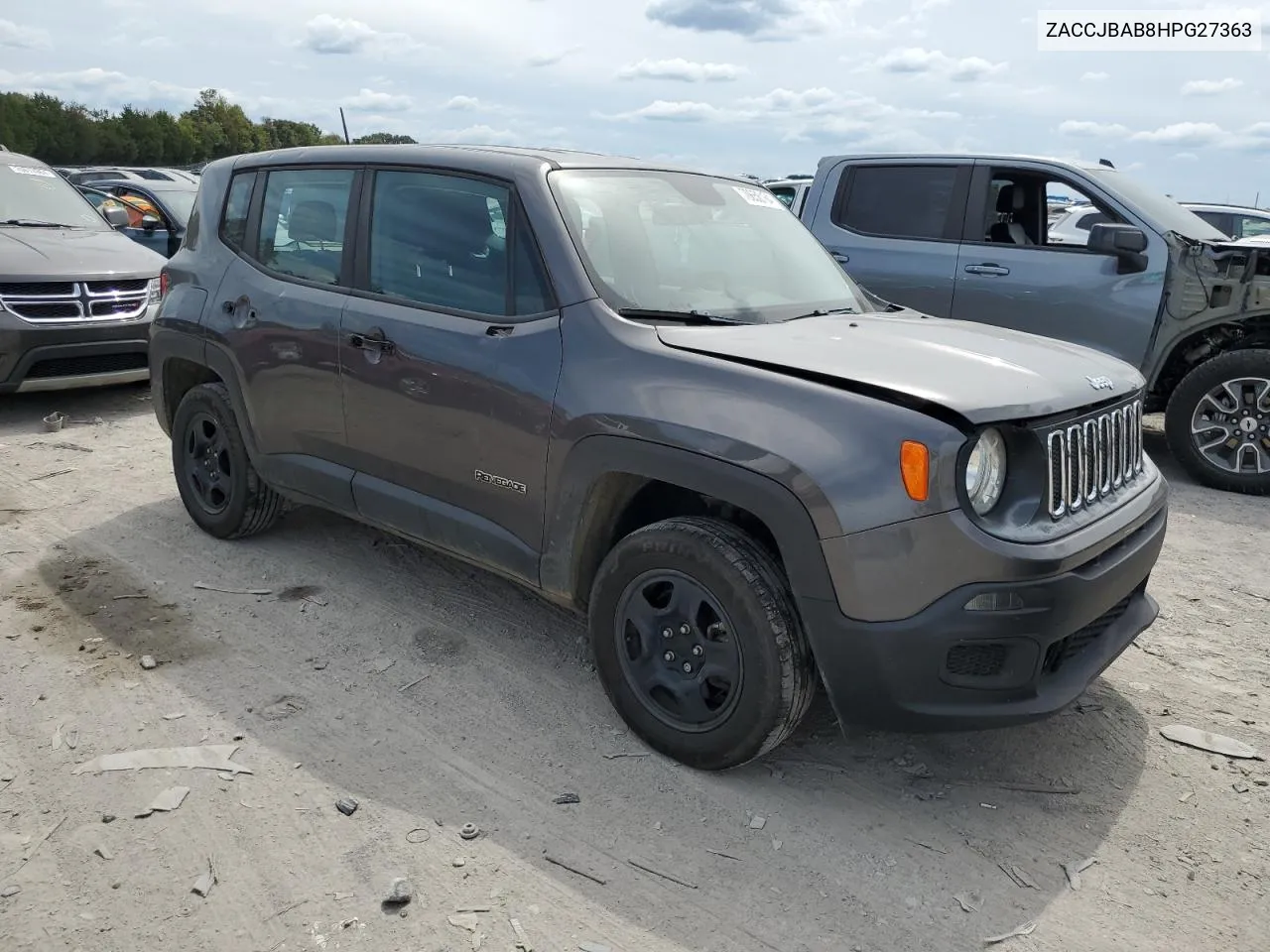 2017 Jeep Renegade Sport VIN: ZACCJBAB8HPG27363 Lot: 70656164