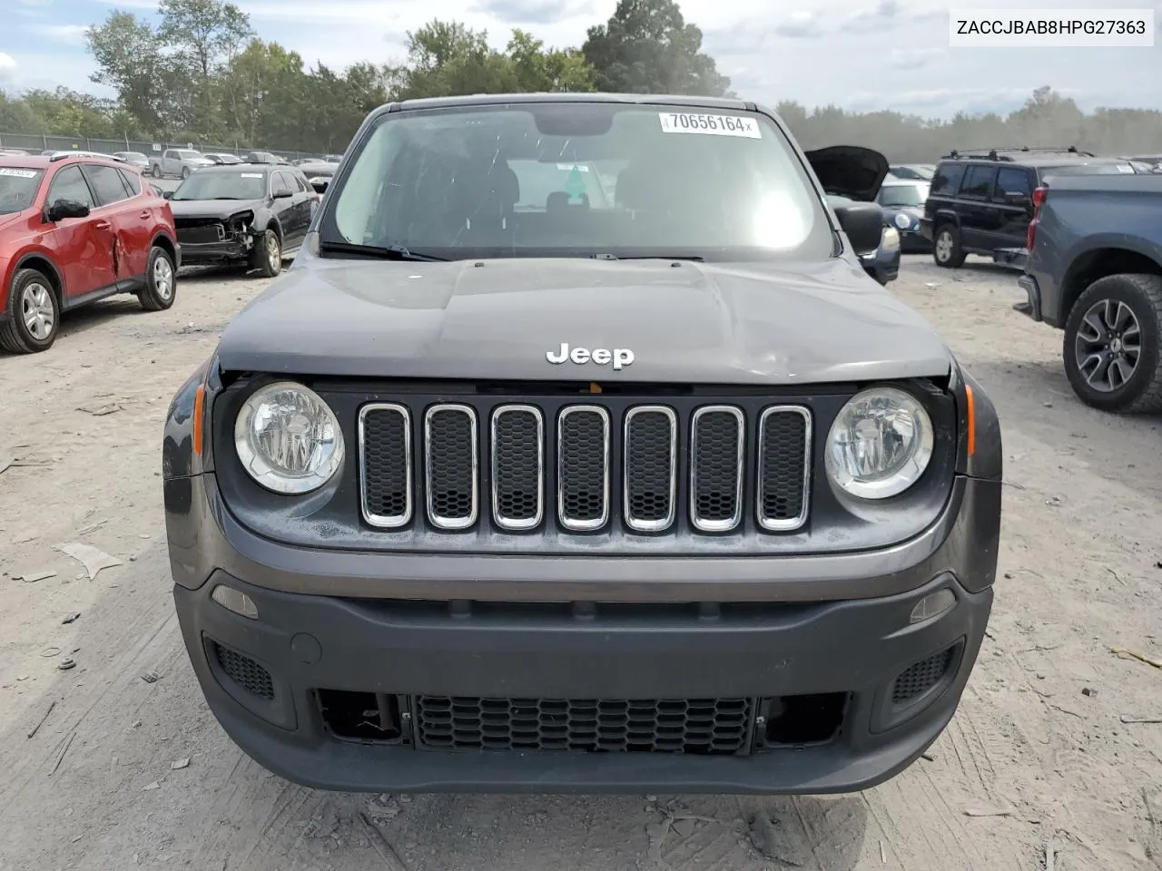 2017 Jeep Renegade Sport VIN: ZACCJBAB8HPG27363 Lot: 70656164