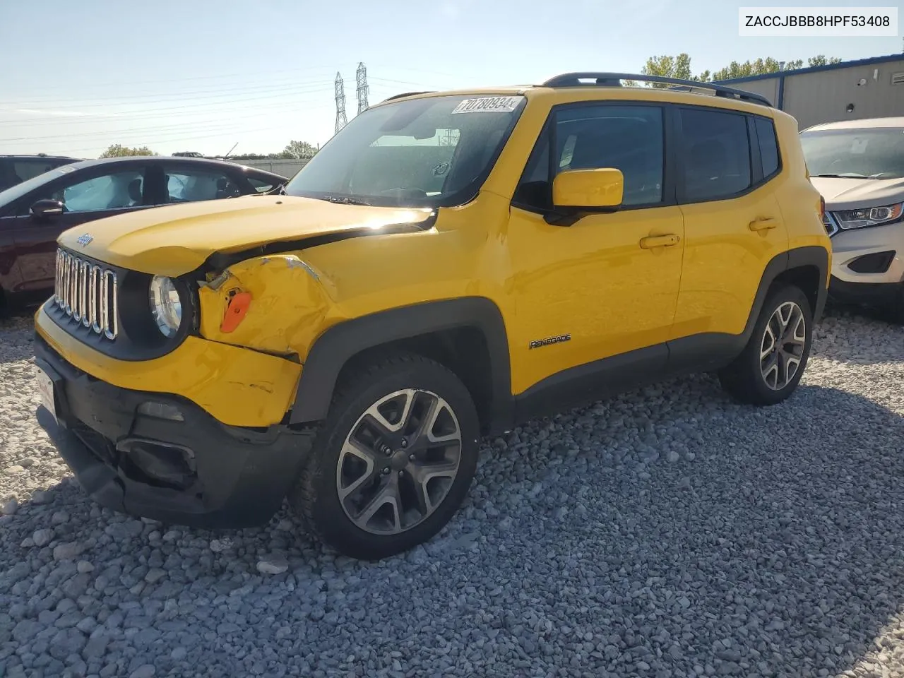 2017 Jeep Renegade Latitude VIN: ZACCJBBB8HPF53408 Lot: 70780934