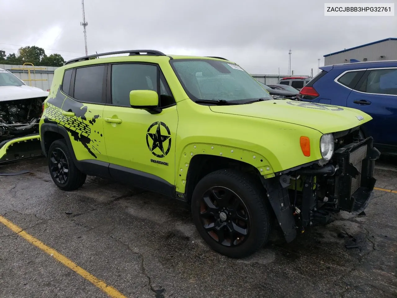 2017 Jeep Renegade Latitude VIN: ZACCJBBB3HPG32761 Lot: 71032714