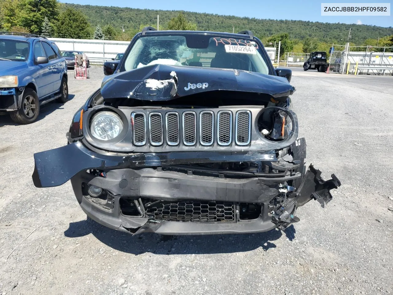 2017 Jeep Renegade Latitude VIN: ZACCJBBB2HPF09582 Lot: 71052264