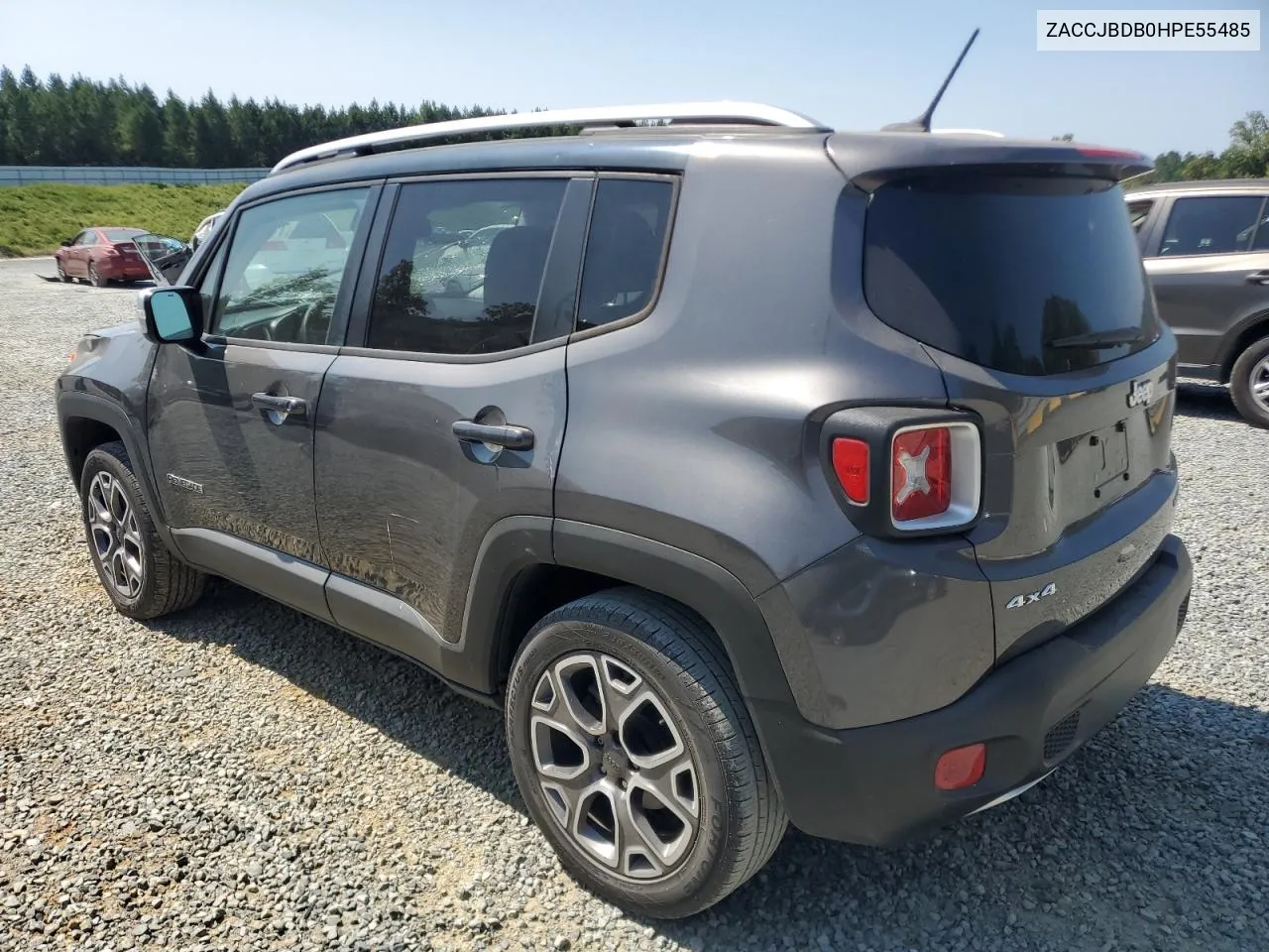 ZACCJBDB0HPE55485 2017 Jeep Renegade Limited