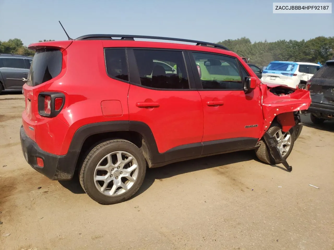 2017 Jeep Renegade Latitude VIN: ZACCJBBB4HPF92187 Lot: 71089654