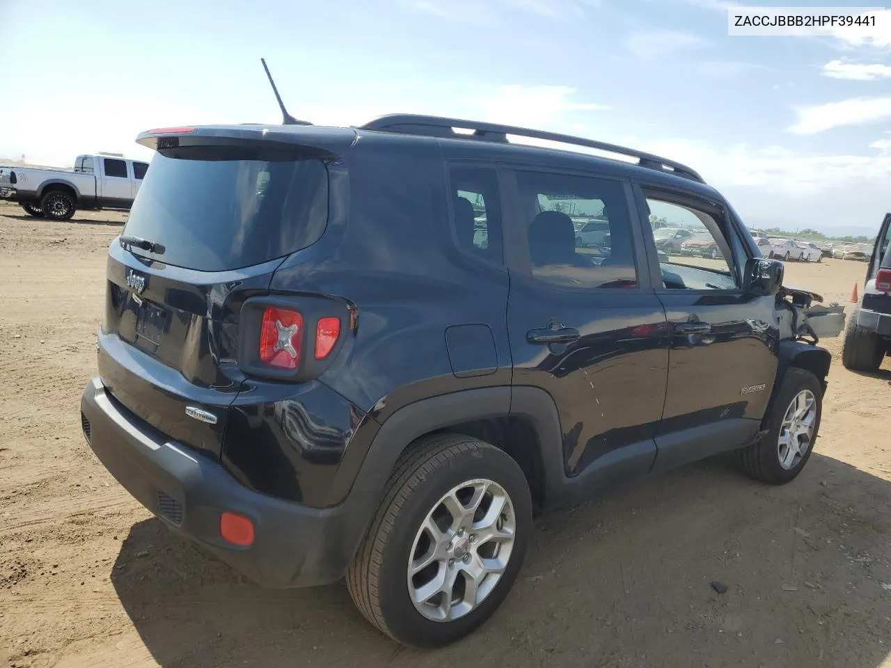 2017 Jeep Renegade Latitude VIN: ZACCJBBB2HPF39441 Lot: 71131894