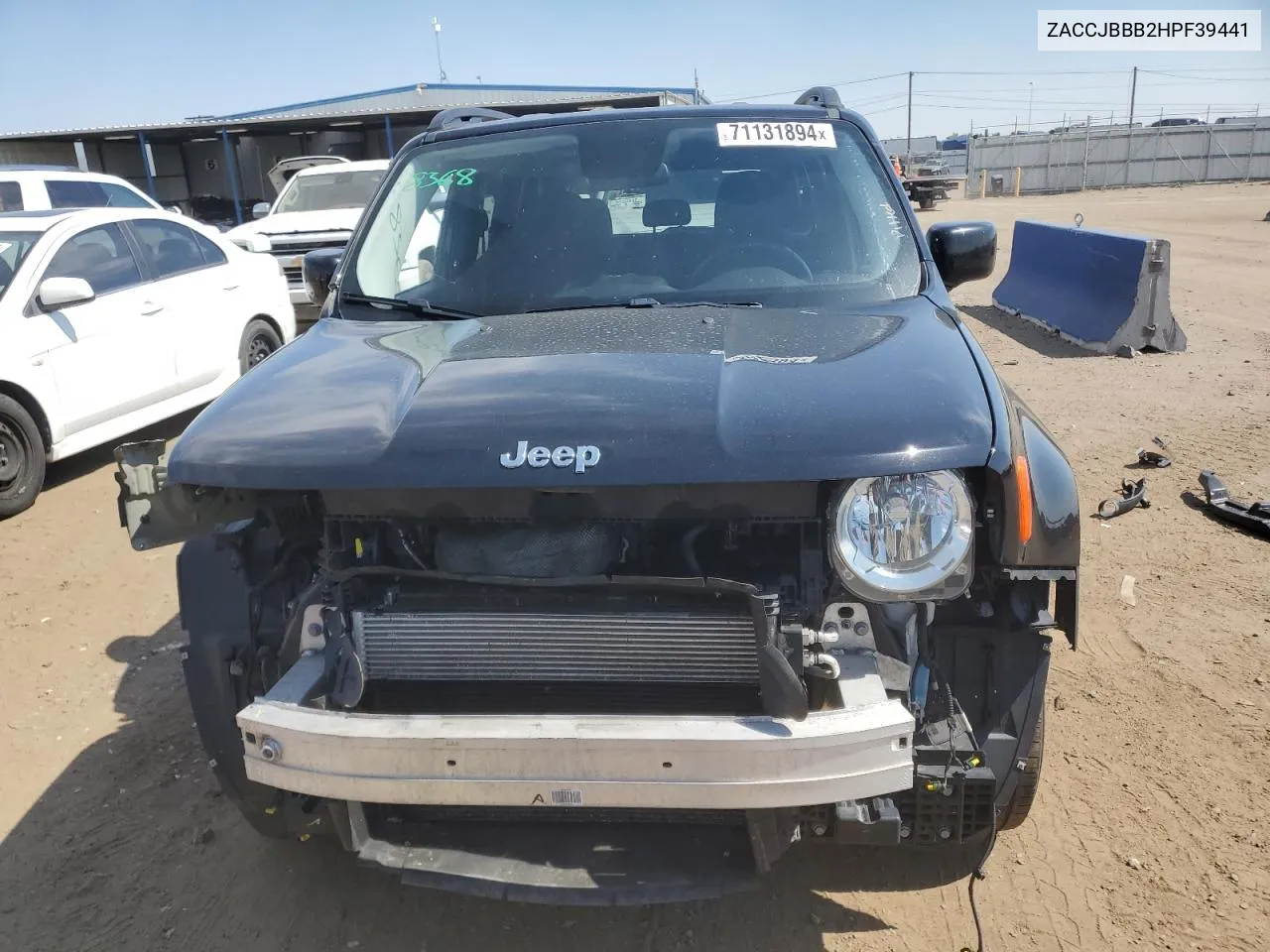 2017 Jeep Renegade Latitude VIN: ZACCJBBB2HPF39441 Lot: 71131894