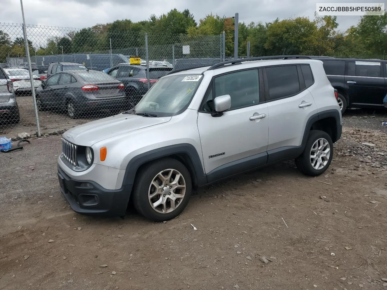 2017 Jeep Renegade Latitude VIN: ZACCJBBB5HPE50589 Lot: 71526224