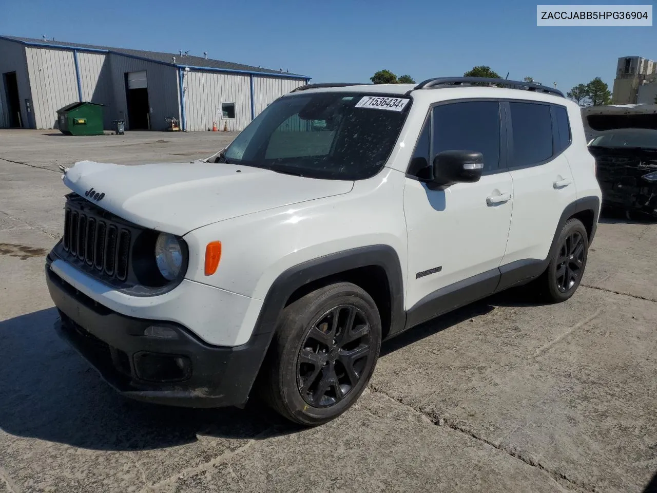 2017 Jeep Renegade Latitude VIN: ZACCJABB5HPG36904 Lot: 71536434