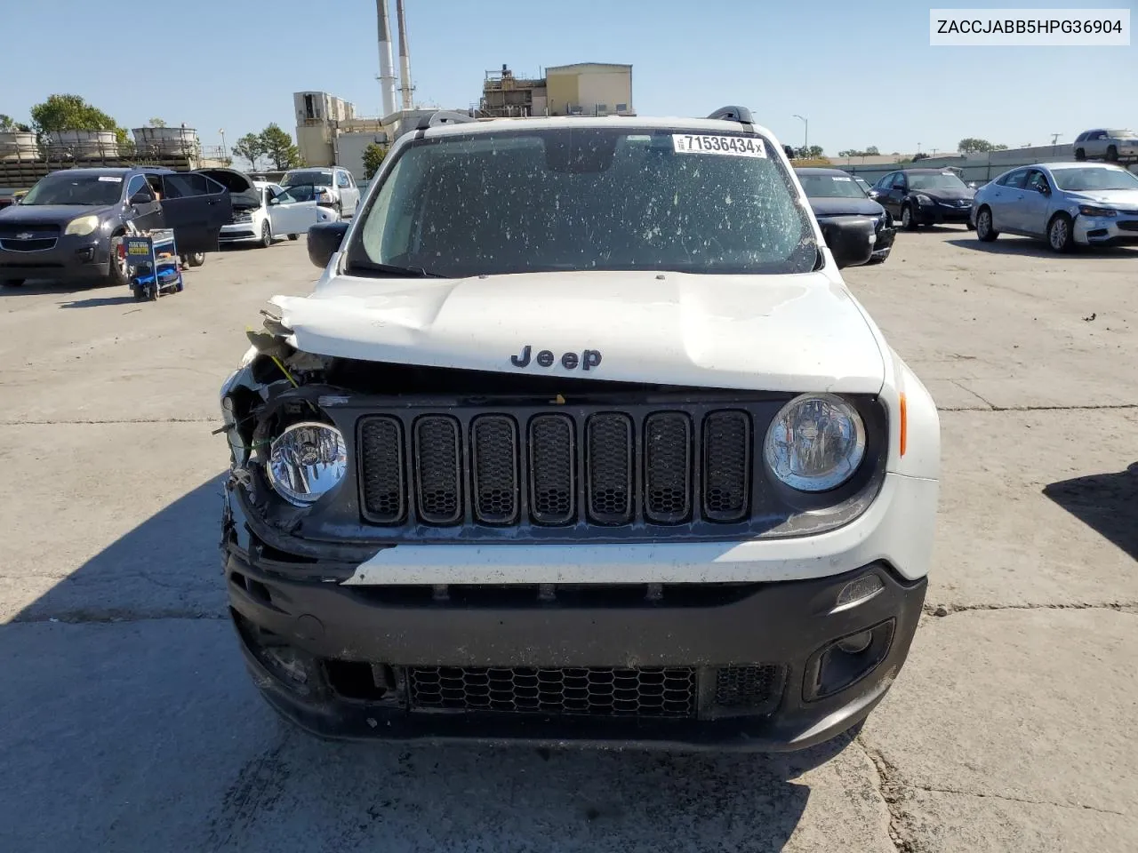 2017 Jeep Renegade Latitude VIN: ZACCJABB5HPG36904 Lot: 71536434