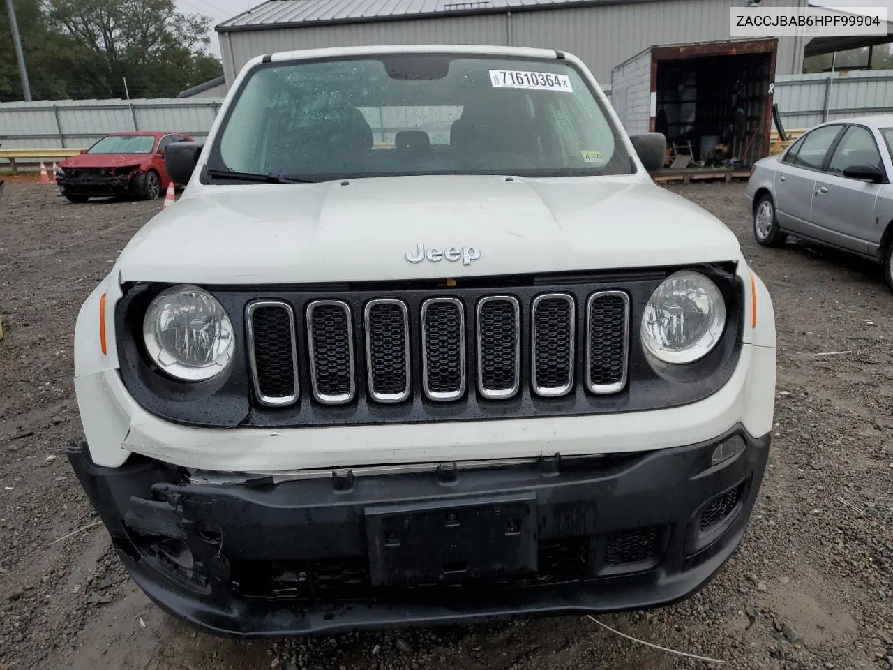 2017 Jeep Renegade Sport VIN: ZACCJBAB6HPF99904 Lot: 71610364