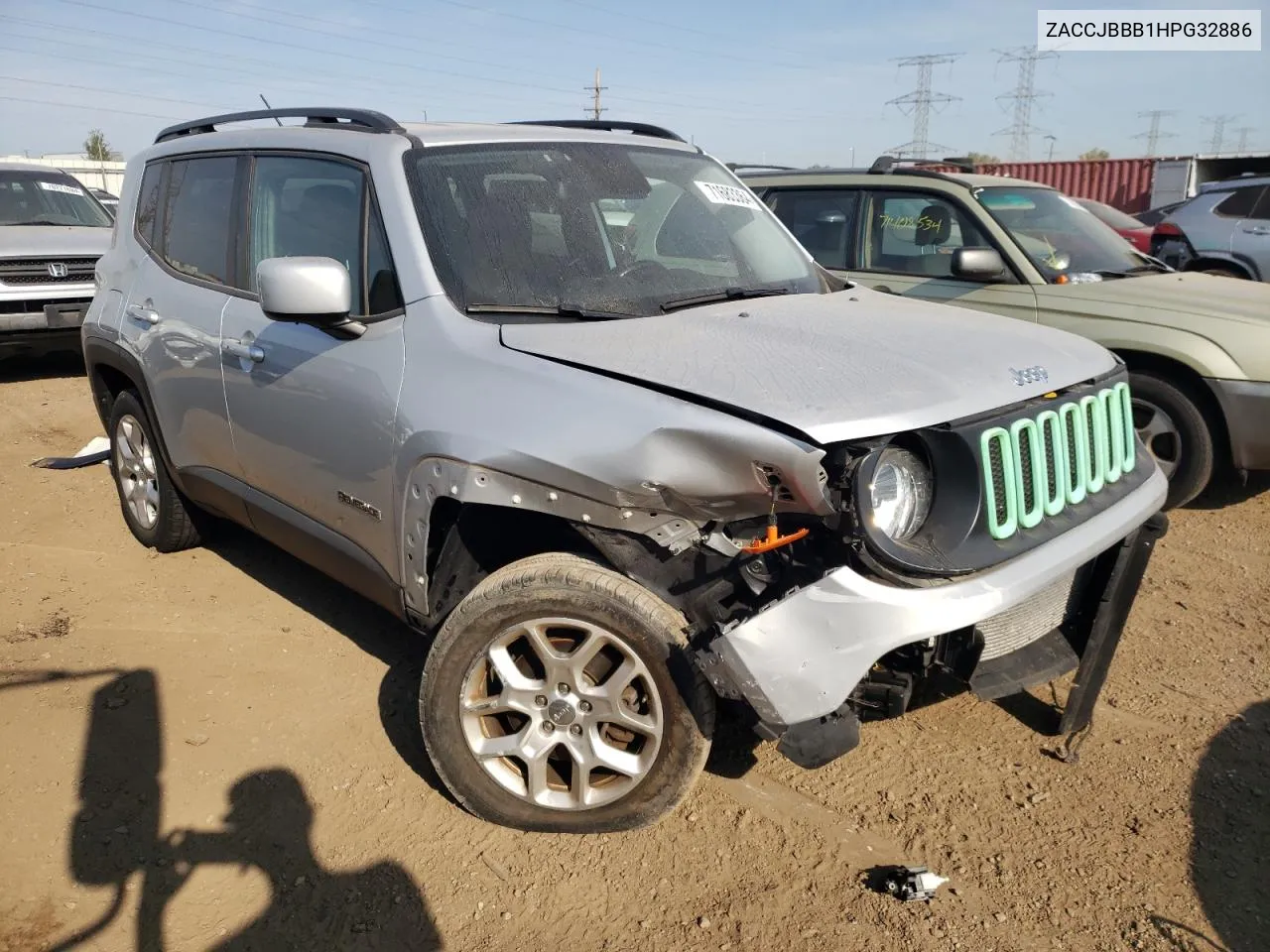 2017 Jeep Renegade Latitude VIN: ZACCJBBB1HPG32886 Lot: 71683364