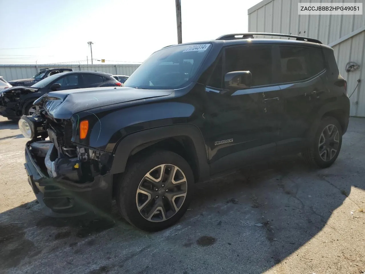 2017 Jeep Renegade Latitude VIN: ZACCJBBB2HPG49051 Lot: 71704314