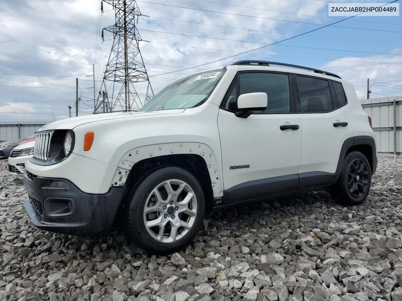 2017 Jeep Renegade Latitude VIN: ZACCJABB2HPG04489 Lot: 71869204