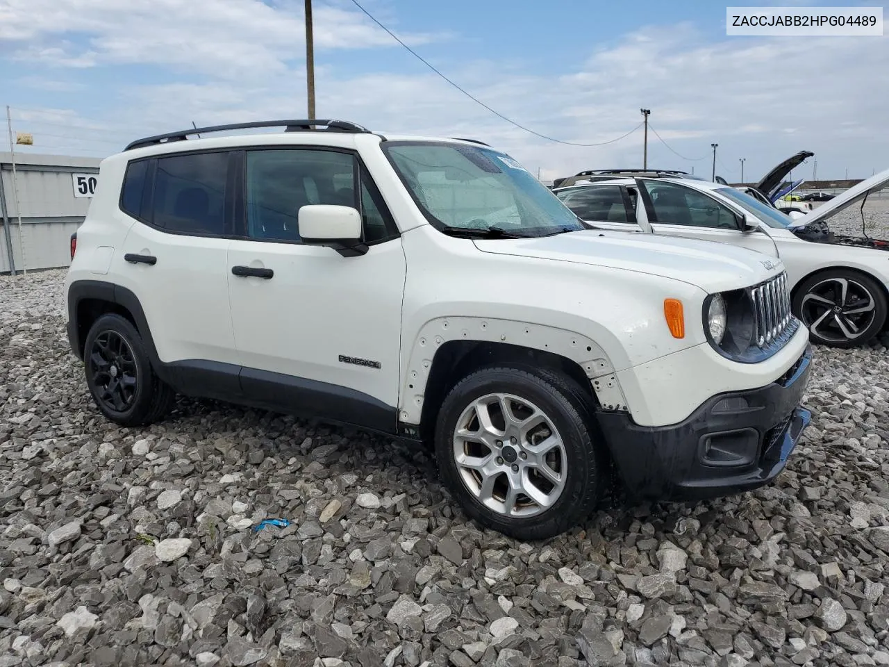 2017 Jeep Renegade Latitude VIN: ZACCJABB2HPG04489 Lot: 71869204