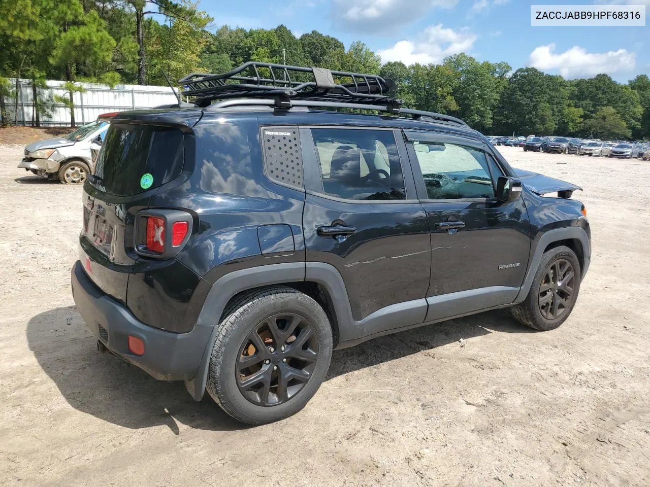 2017 Jeep Renegade Latitude VIN: ZACCJABB9HPF68316 Lot: 72024614