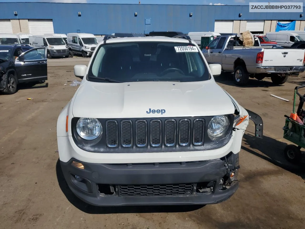 2017 Jeep Renegade Latitude VIN: ZACCJBBB8HPG37793 Lot: 72050194