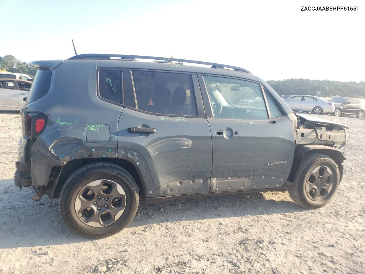 2017 Jeep Renegade Sport VIN: ZACCJAAB8HPF61651 Lot: 72056784