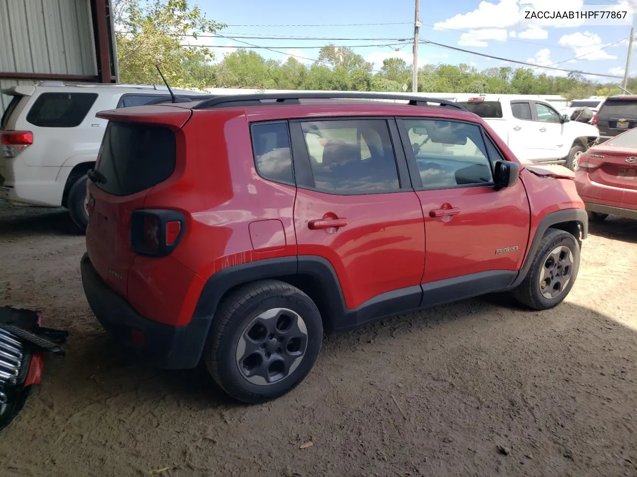 2017 Jeep Renegade Sport VIN: ZACCJAAB1HPF77867 Lot: 72157954