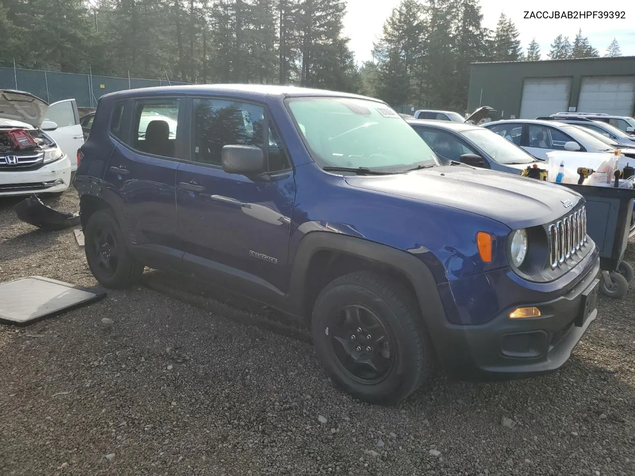 2017 Jeep Renegade Sport VIN: ZACCJBAB2HPF39392 Lot: 72790334