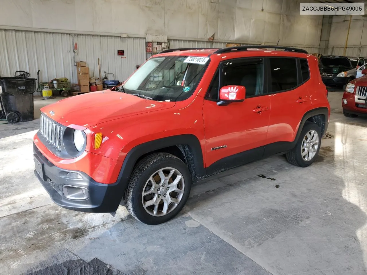 2017 Jeep Renegade Latitude VIN: ZACCJBBB6HPG49005 Lot: 73021004