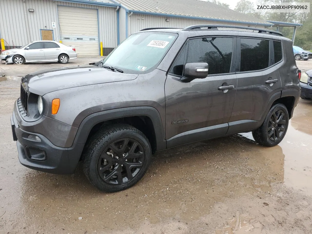 2017 Jeep Renegade Latitude VIN: ZACCJBBBXHPF90962 Lot: 73593684