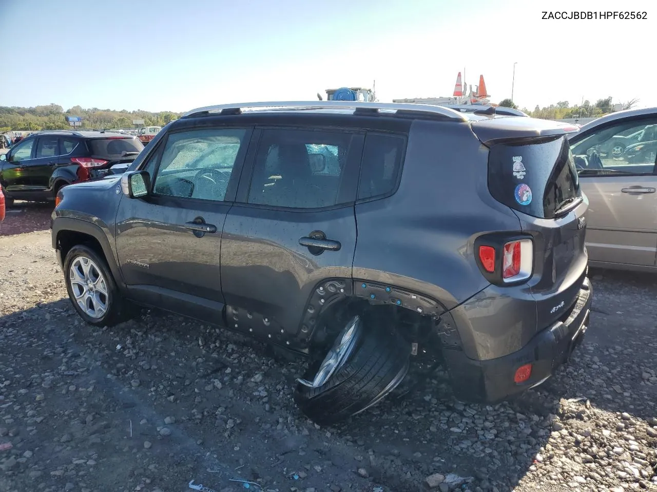 2017 Jeep Renegade Limited VIN: ZACCJBDB1HPF62562 Lot: 73599014