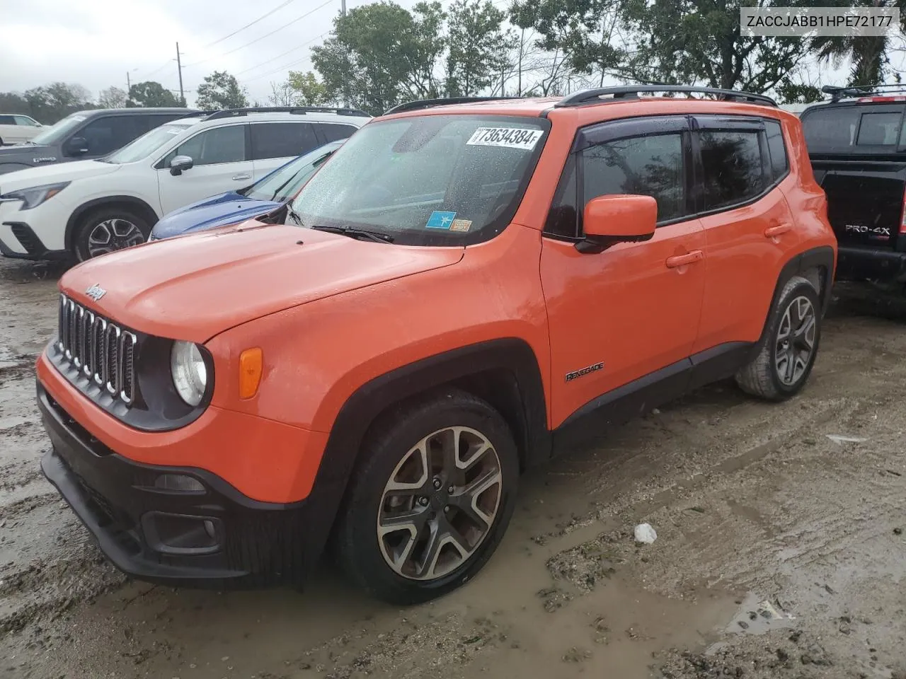 2017 Jeep Renegade Latitude VIN: ZACCJABB1HPE72177 Lot: 73634384