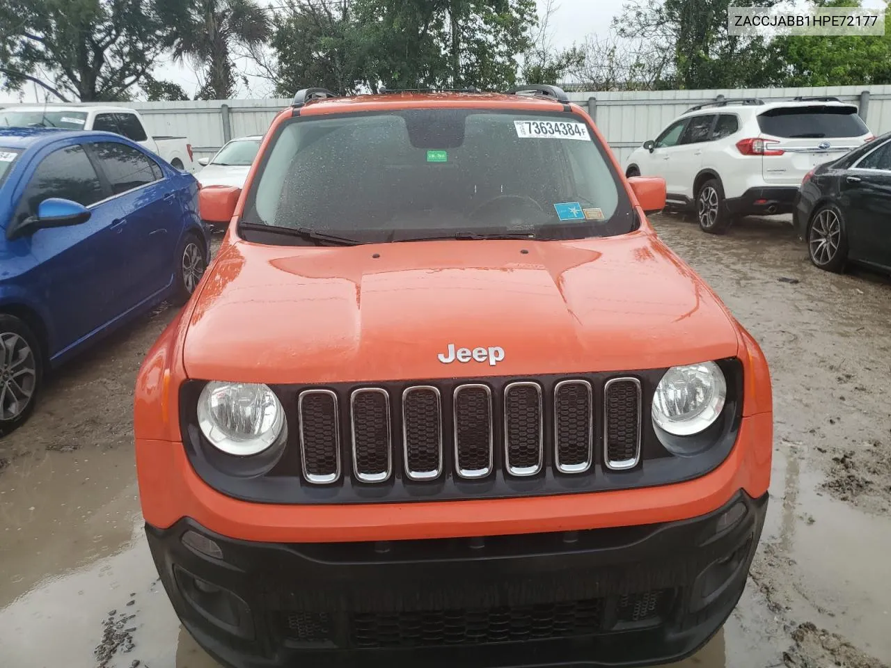 2017 Jeep Renegade Latitude VIN: ZACCJABB1HPE72177 Lot: 73634384