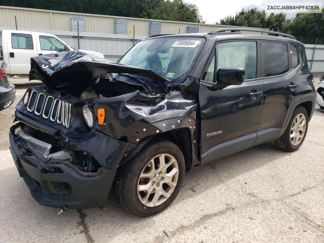 2017 Jeep Renegade Latitude VIN: ZACCJABB4HPF42836 Lot: 73699064