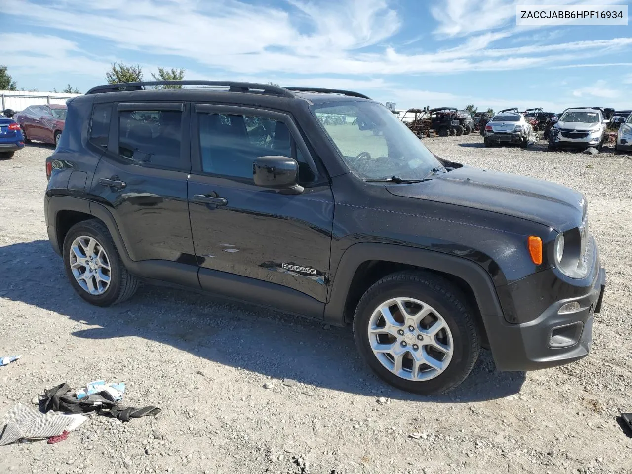 ZACCJABB6HPF16934 2017 Jeep Renegade Latitude