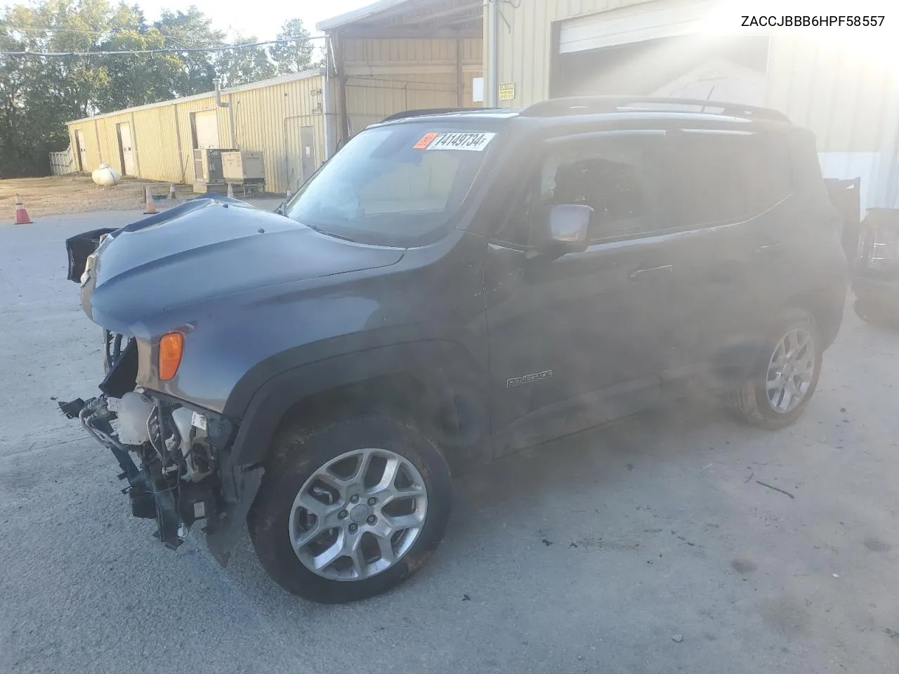 2017 Jeep Renegade Latitude VIN: ZACCJBBB6HPF58557 Lot: 74149734