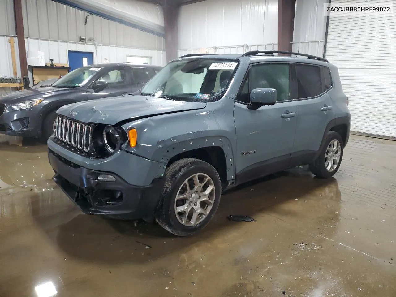 2017 Jeep Renegade Latitude VIN: ZACCJBBB0HPF99072 Lot: 74275114