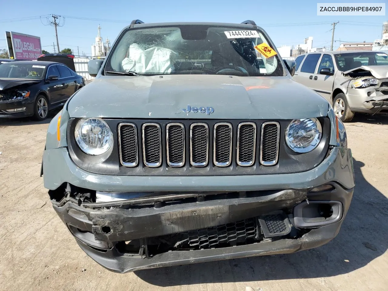 ZACCJBBB9HPE84907 2017 Jeep Renegade Latitude