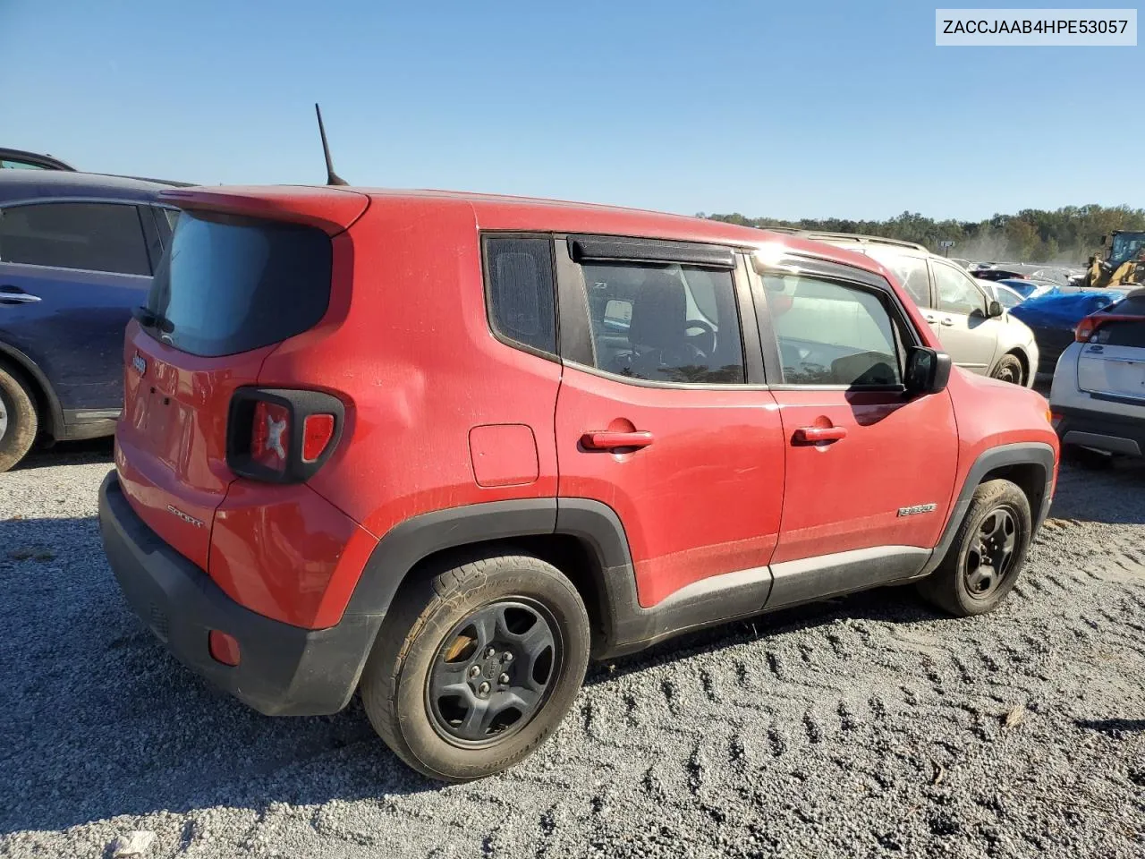 2017 Jeep Renegade Sport VIN: ZACCJAAB4HPE53057 Lot: 74563444