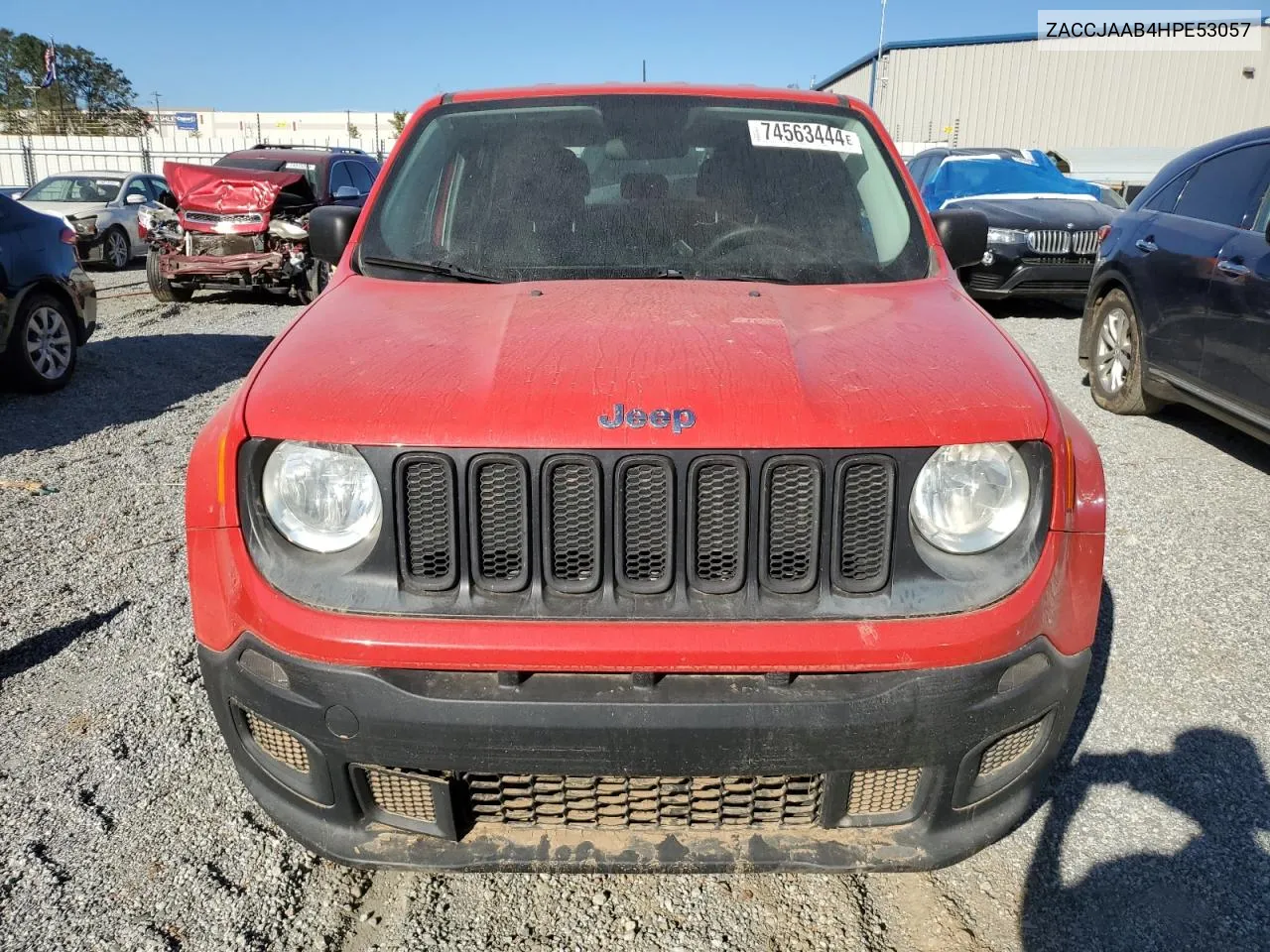 2017 Jeep Renegade Sport VIN: ZACCJAAB4HPE53057 Lot: 74563444