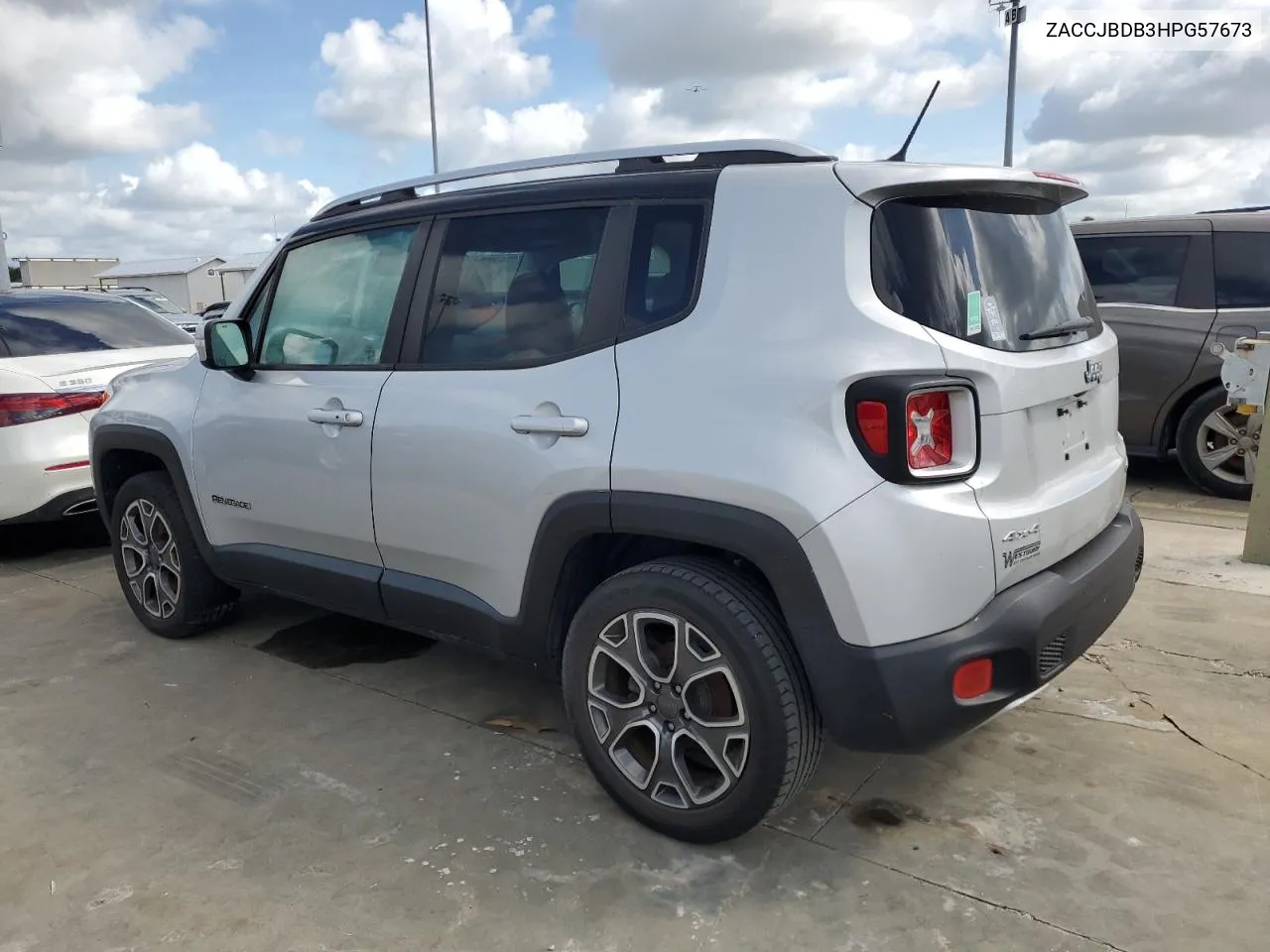 2017 Jeep Renegade Limited VIN: ZACCJBDB3HPG57673 Lot: 74640204