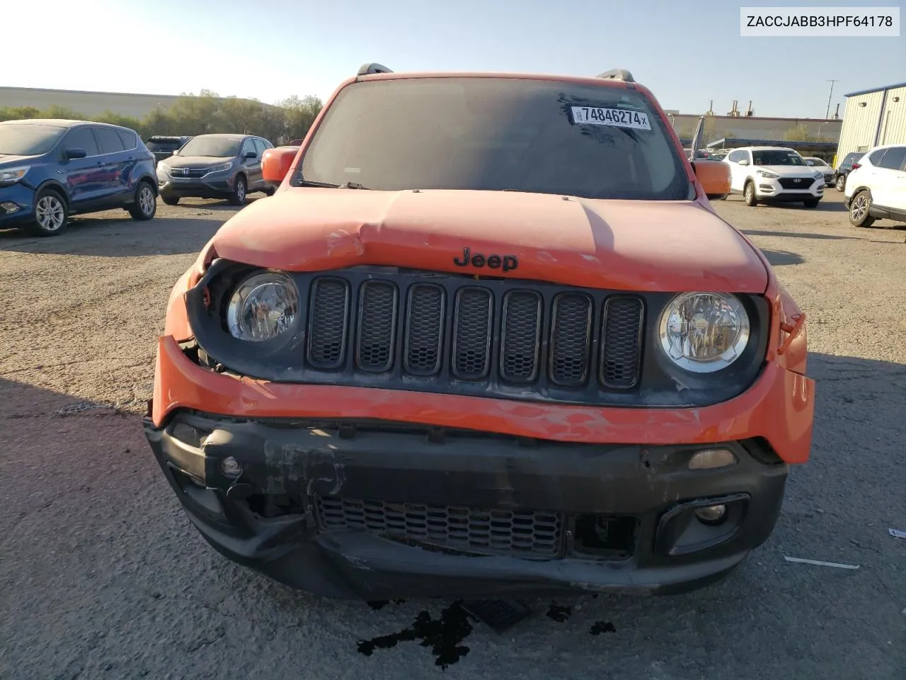 ZACCJABB3HPF64178 2017 Jeep Renegade Latitude