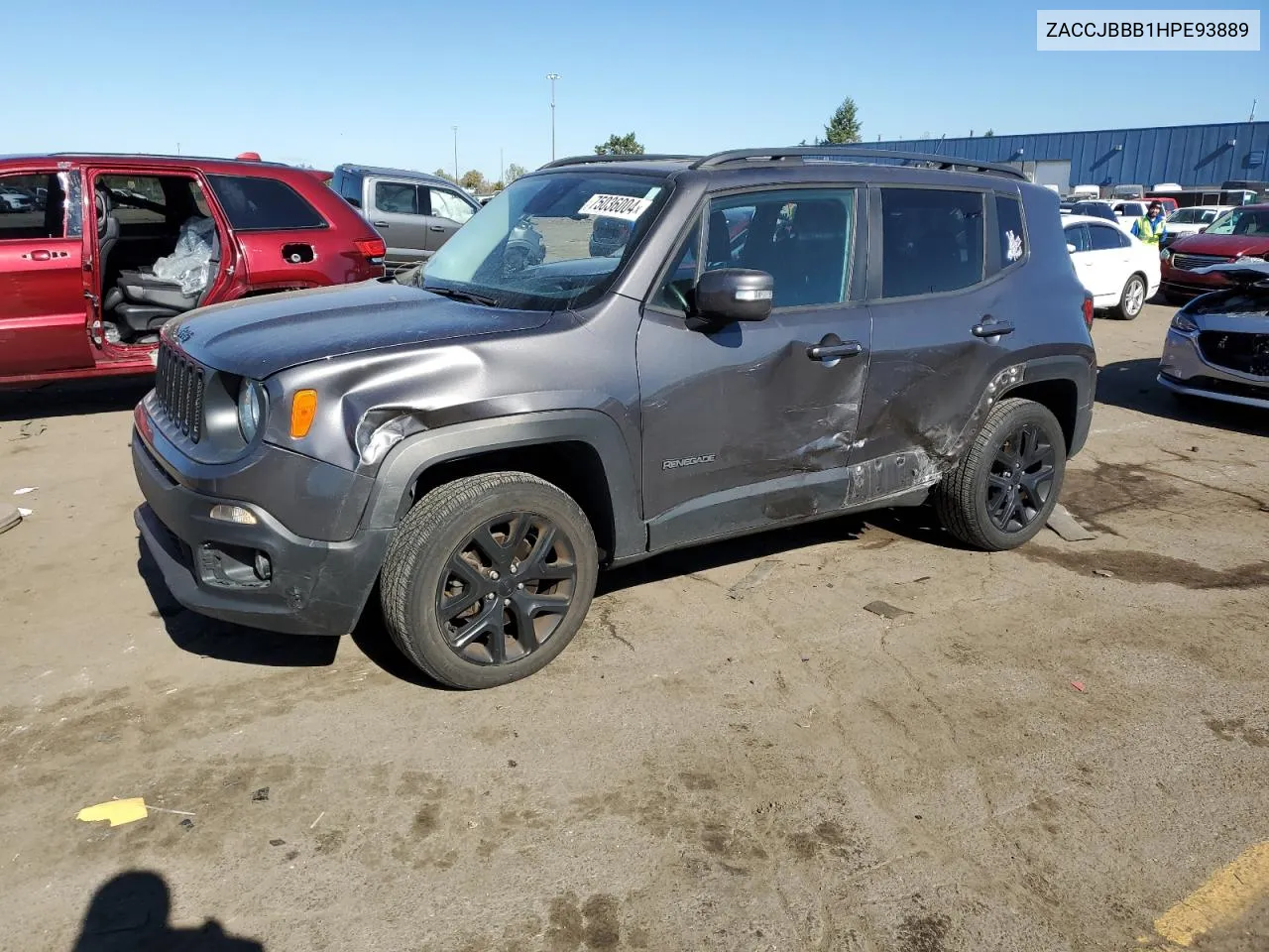 2017 Jeep Renegade Latitude VIN: ZACCJBBB1HPE93889 Lot: 75036004