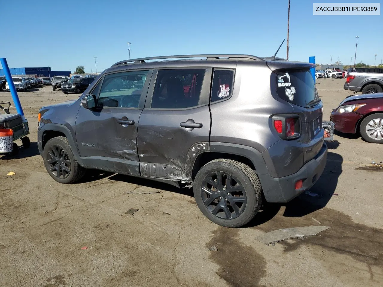 2017 Jeep Renegade Latitude VIN: ZACCJBBB1HPE93889 Lot: 75036004