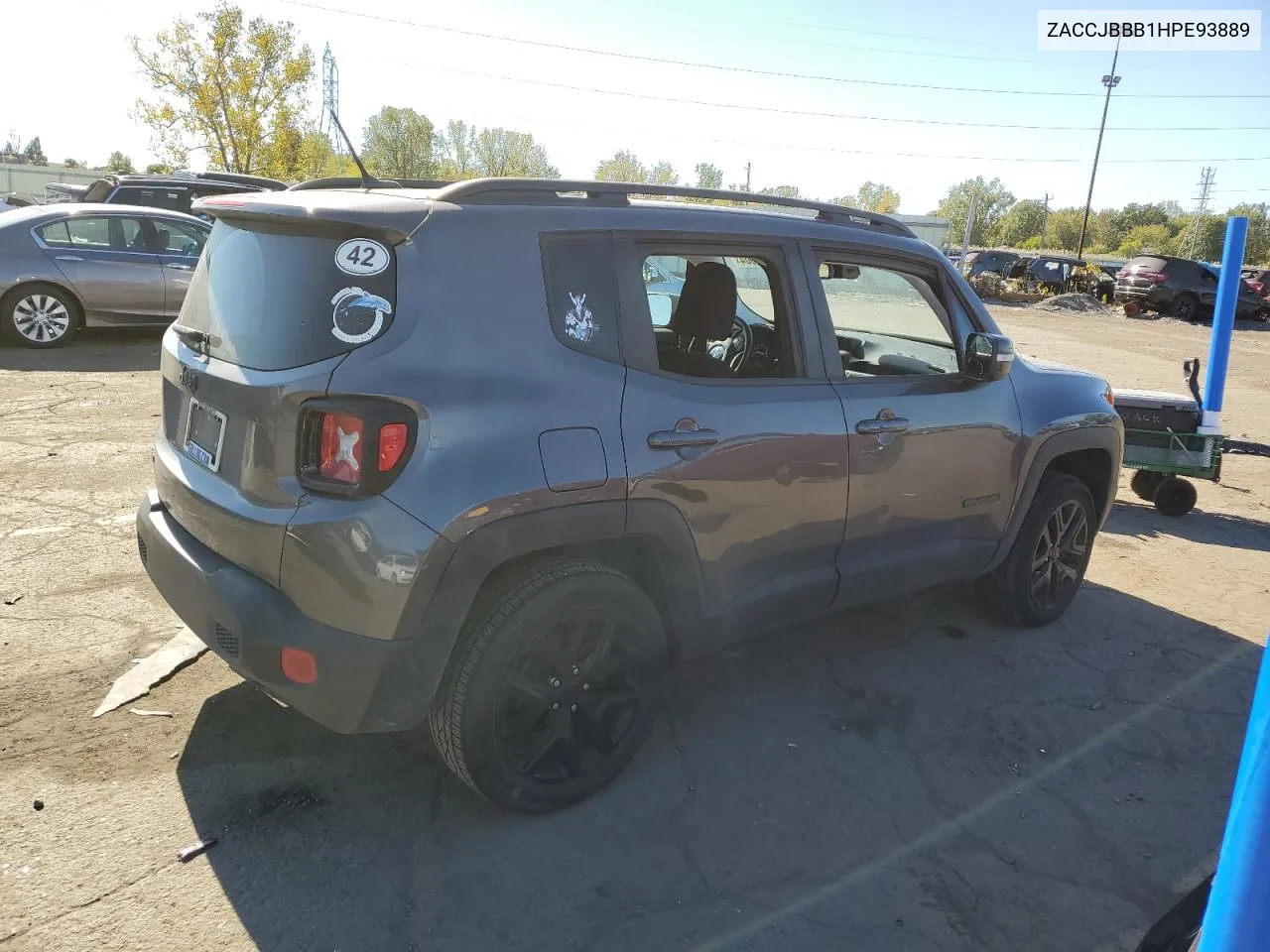 2017 Jeep Renegade Latitude VIN: ZACCJBBB1HPE93889 Lot: 75036004