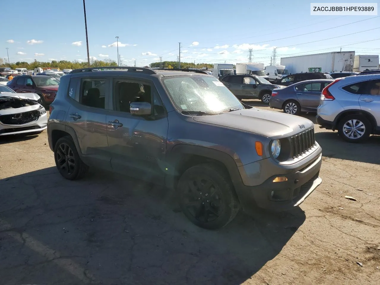 2017 Jeep Renegade Latitude VIN: ZACCJBBB1HPE93889 Lot: 75036004