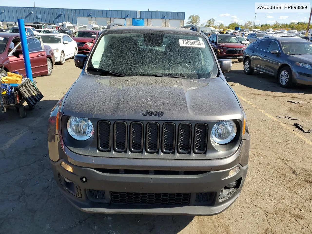 2017 Jeep Renegade Latitude VIN: ZACCJBBB1HPE93889 Lot: 75036004