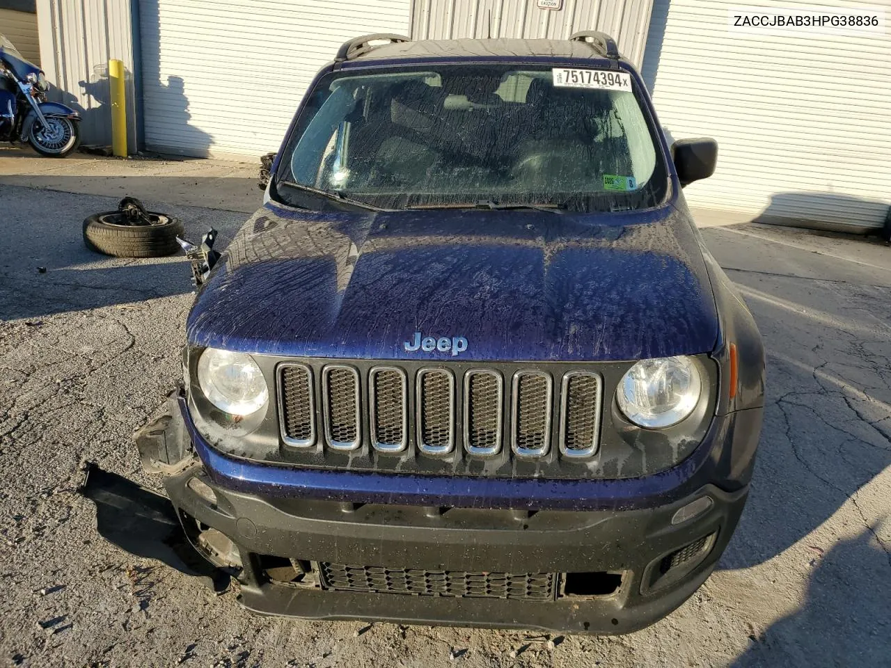 2017 Jeep Renegade Sport VIN: ZACCJBAB3HPG38836 Lot: 75174394