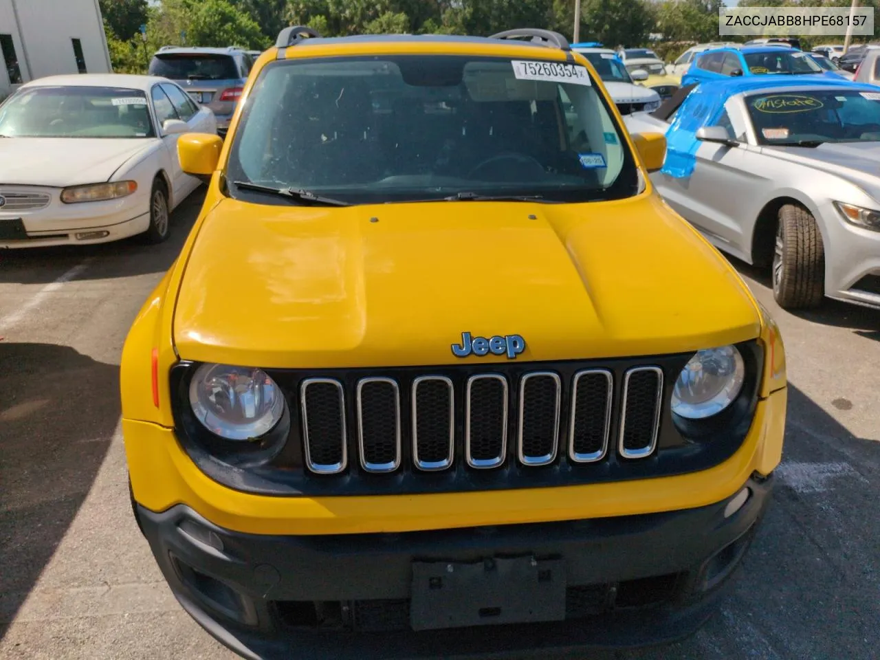 2017 Jeep Renegade Latitude VIN: ZACCJABB8HPE68157 Lot: 75260354