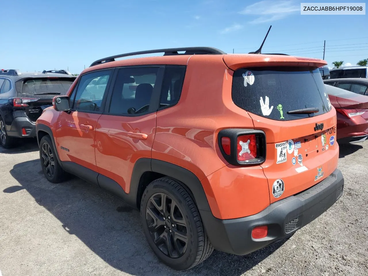 2017 Jeep Renegade Latitude VIN: ZACCJABB6HPF19008 Lot: 75288884