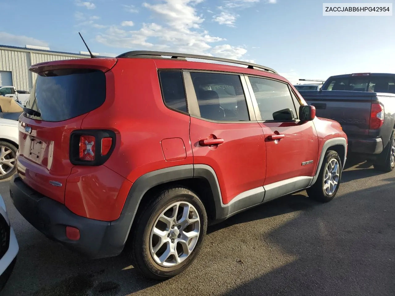 2017 Jeep Renegade Latitude VIN: ZACCJABB6HPG42954 Lot: 75313794