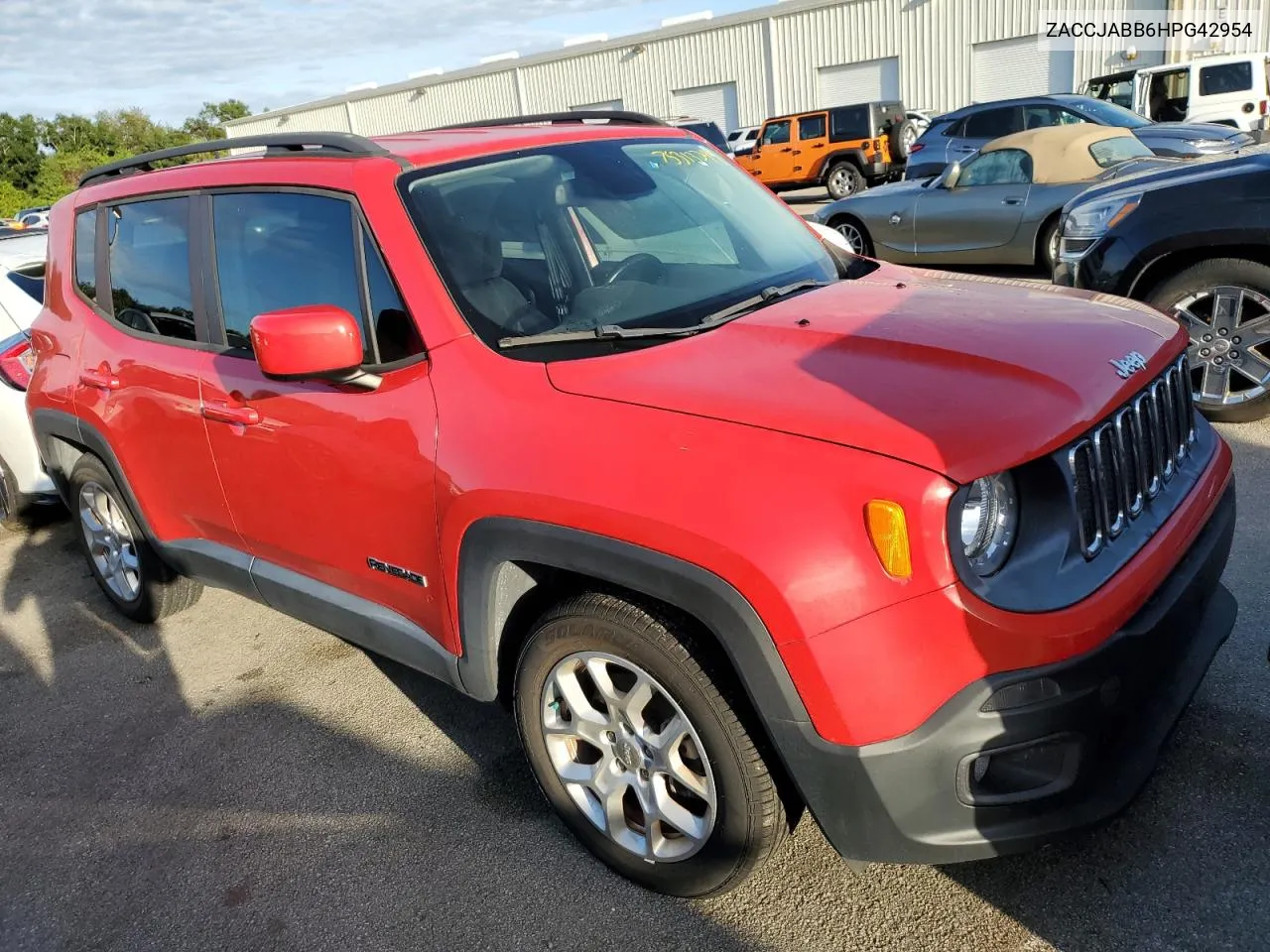 2017 Jeep Renegade Latitude VIN: ZACCJABB6HPG42954 Lot: 75313794