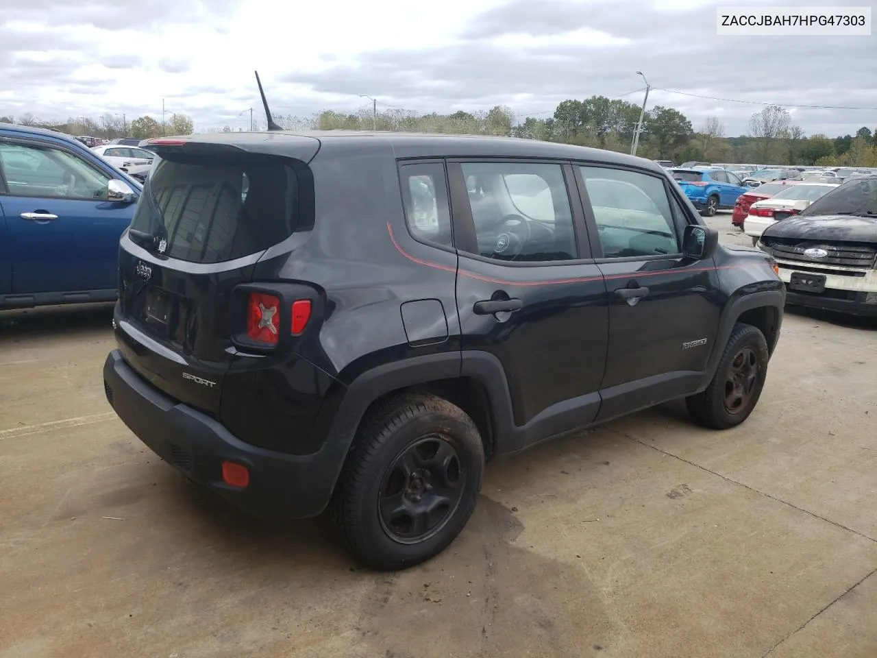 2017 Jeep Renegade Sport VIN: ZACCJBAH7HPG47303 Lot: 75955694