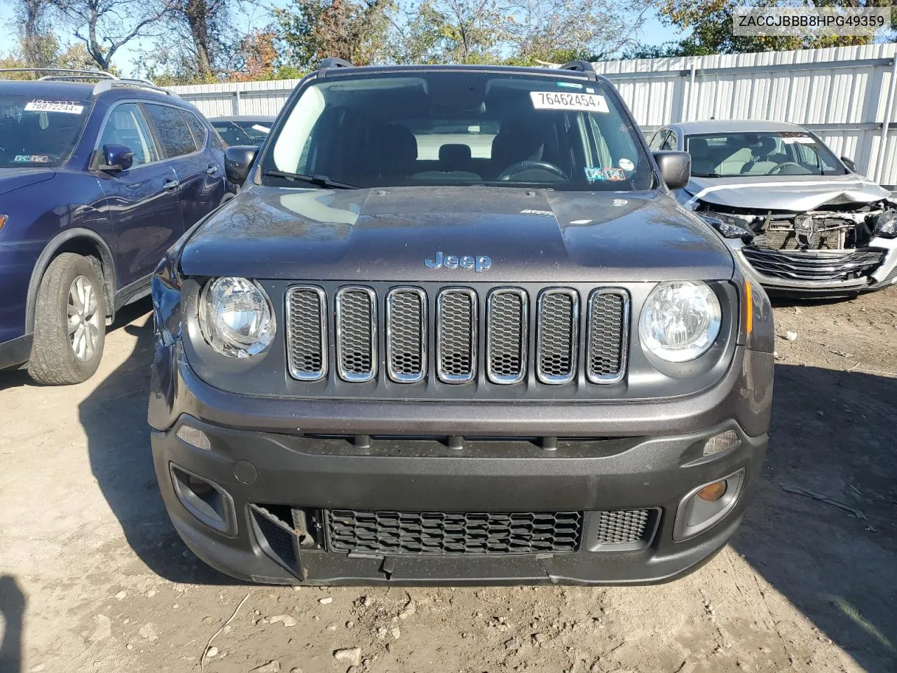 2017 Jeep Renegade Latitude VIN: ZACCJBBB8HPG49359 Lot: 76462454