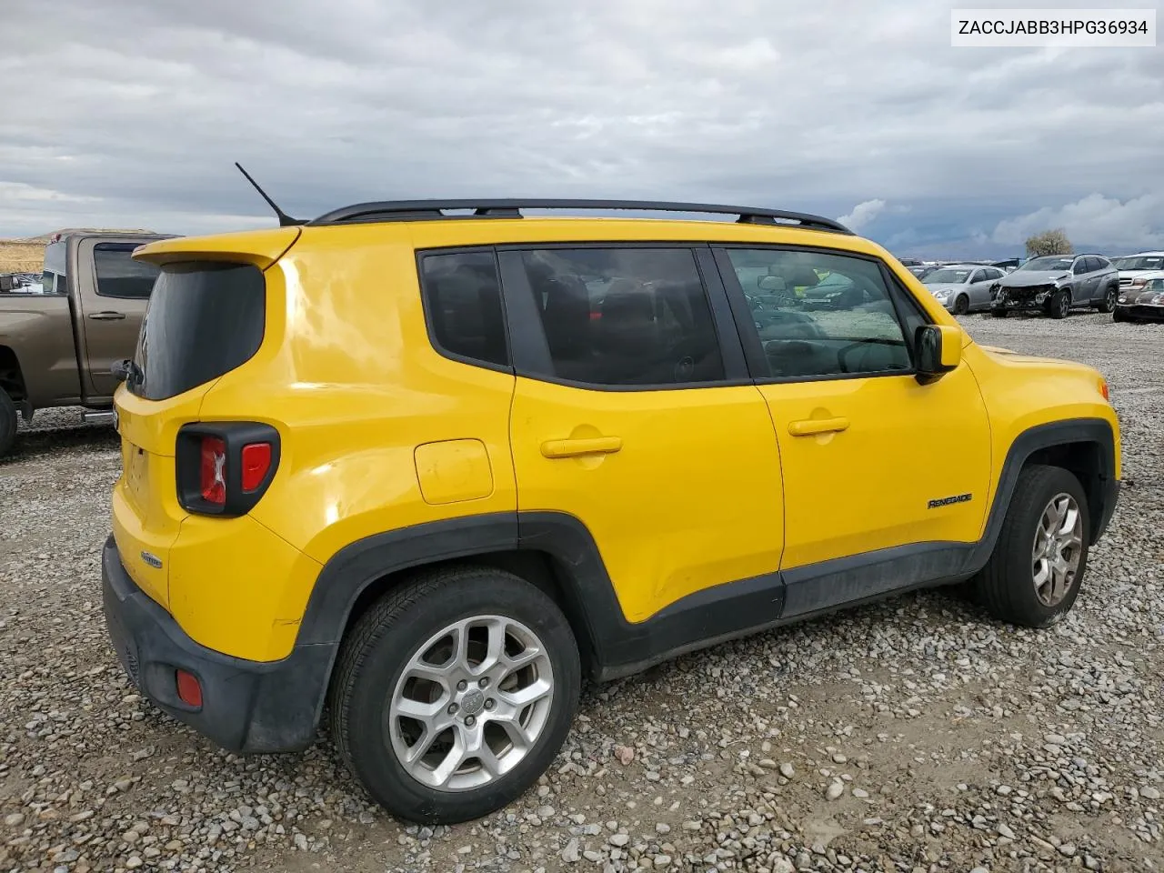 2017 Jeep Renegade Latitude VIN: ZACCJABB3HPG36934 Lot: 76500974